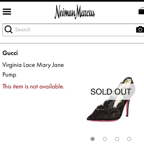 Gucci Virginia Black Lace Mary Jane Pump - Picture 14 of 16